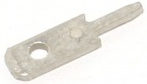 Faston plug, 2.8 x 0.8 mm, L 10.5 mm, uninsulated, 12610.123.025