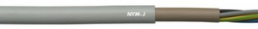 PVC installation line NYM-J 4 G 2.5 mm², unshielded, gray