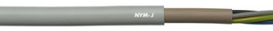 PVC installation line NYM-J 1 G 10 mm², unshielded, gray