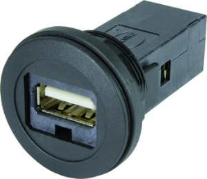 Feed through, USB socket type A 2.0 to USB socket type A 2.0, 09454521903