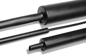 Heatshrink tubing, 4:1, (30/8 mm), polyolefine, cross-linked, black