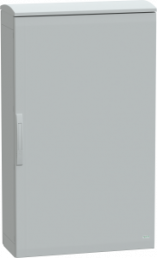 Control cabinet, (H x W x D) 1250 x 750 x 320 mm, IP44, polyester, light gray, NSYPLAT1273G