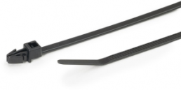 Cable tie with spreader foot, polyamide, (L x W) 158 x 3.6 mm, bundle-Ø 1.6 to 32 mm, black, -40 to 105 °C