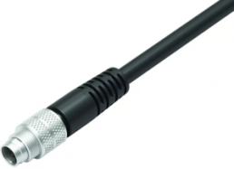 Sensor actuator cable, M9-cable plug, straight to open end, 7 pole, 5 m, PUR, black, 1 A, 79 1421 15 07