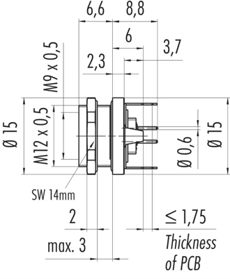 09 0404 30 02 binder Other Circular Connectors Image 2