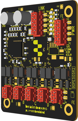 PE-505 BRAINBOXES Industrial ethernet switches Image 1