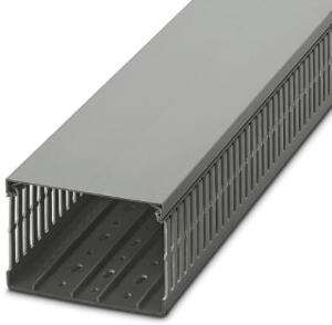 Wiring duct, (L x W x H) 2000 x 120 x 80 mm, PVC, gray, 3240202