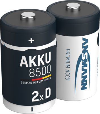 5035362 Ansmann Round Cell Batteries, 9V Block Batteries Image 1
