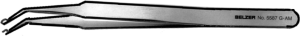 SMD tweezers, uninsulated, antimagnetic, stainless steel, 120 mm, 5587 GAM