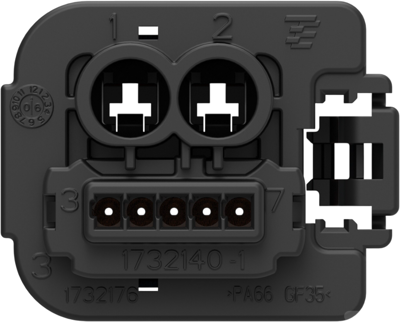 1732175-1 TE Connectivity Automotive Power Connectors Image 4