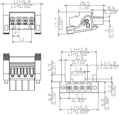 1961150000 Weidmüller PCB Connection Systems Image 3