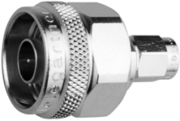 Coaxial adapter, 50 Ω, SMA plug to N plug, straight, 100024221