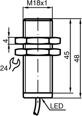 105930 PEPPERL+FUCHS Proximity Switches, Reed switches