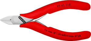 Side cutter, 115 mm, 50 g, cut capacity (1.3/0.8 mm/–/–), 77 41 115