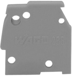 End plate for feed through terminal, 255-100