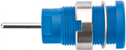 4 mm socket, pin connection, mounting Ø 12.2 mm, CAT III, blue, SEB 6448 NI / BL