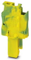 Plug, spring balancer connection, 0.08-4.0 mm², 1 pole, 24 A, 6 kV, yellow/green, 3043187