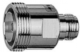 Coaxial adapter, 50 Ω, 7/16 socket to N socket, straight, 100024510