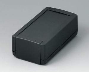 ABS enclosure, (L x W x H) 154 x 84 x 38 mm, black (RAL 9005), IP40, B1060369