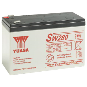 Lead-battery, 12 V, 151 x 65 x 97.5 mm, faston plug 6.35 mm