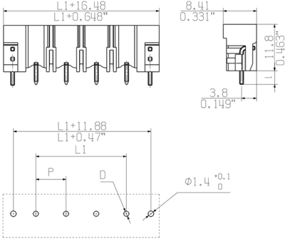 1141160000 Weidmüller PCB Connection Systems Image 3