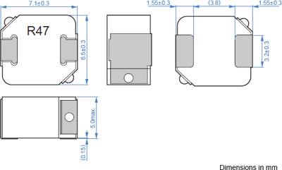 SPM6550T-2R2M-HZ TDK Fixed Inductors Image 2