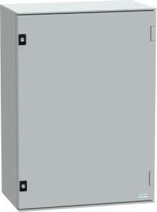 Control cabinet, (H x W x D) 747 x 536 x 300 mm, IP66, polyester, light gray, NSYPLM75G