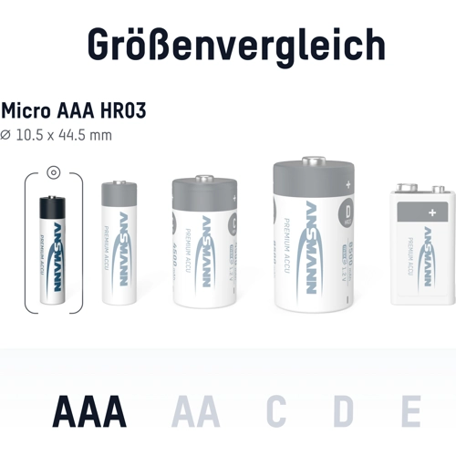 B000WL3R5M Ansmann Round Cell Batteries, 9V Block Batteries Image 3