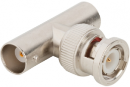 Coaxial adapter, 50 Ω, BNC plug to 2 x BNC socket, T-shape, 031-208-RFX