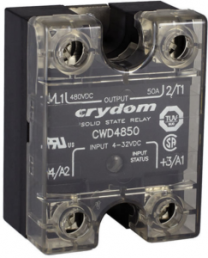 Solid state relay, 24-280 VAC, zero voltage switching, 90-280 VAC, 25 A, PCB mounting, CWA2425