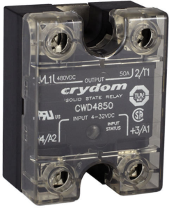Solid state relay, 280 VAC, instantaneous switching, 90-280 VAC, 25 A, PCB mounting, CWA2425-10