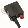 Pushbutton, 1 pole, red, illuminated  (red), 6 VA, IP50, 1845.6031