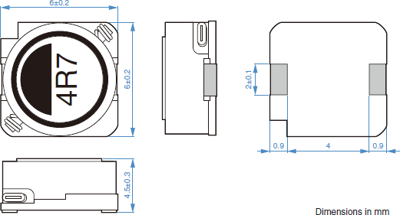 SLF6045T-2R2N3R3-3PF TDK Fixed Inductors Image 2