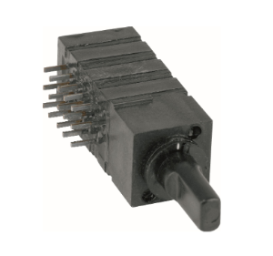 Step rotary switches, 2 pole, 4 stage, 30°, On-On, interrupting, 500 mA, 60 V, 1843.4232