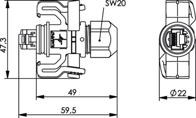 100023013 Telegärtner Modular Connectors Image 2