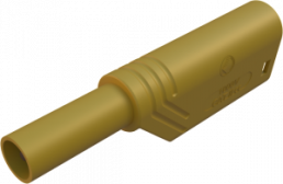 4 mm plug, screw connection, 0.5-1.5 mm², CAT II, yellow, LAS S WS AU GE