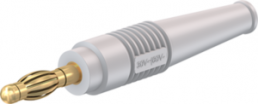4 mm plug, solder connection, 2.5 mm², white, 64.1020-29