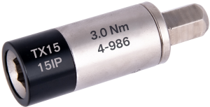 Torque adapter, 3 Nm, 1/4 inch, L 39 mm, 21 g, 4-986