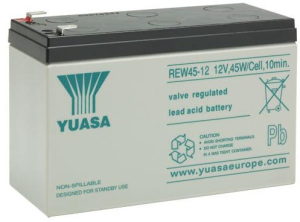 Lead-battery, 12 V, 8 Ah, 151 x 65 x 97.5 mm, faston plug 6.35 mm