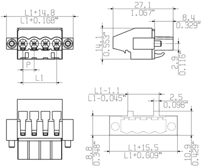 1960600000 Weidmüller PCB Connection Systems Image 3