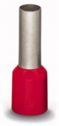 Insulated Wire end ferrule, 10 mm², 22 mm/12 mm long, red, 216-209