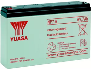 NP7-6 Yuasa Lead-Acid Batteries, Lithium-Ion Batteries