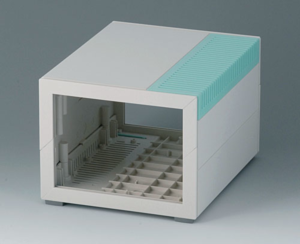 ABS enclosure, (L x W x H) 130 x 185 x 124 mm, gray white (RAL 9002), IP40, B2213205