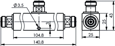 100024301 Telegärtner Antenna components, switches, attenuators Image 2