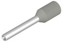 Insulated Wire end ferrule, 0.75 mm², 16 mm/10 mm long, gray, 1476080000