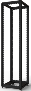 47 U cabinet rack, mobile, (H x W x D) 2200 x 600 x 600 mm, steel, black gray, 20630-239
