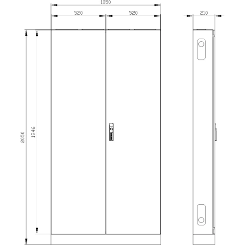 8GK1332-8KA42 Siemens Switch Cabinets, server cabinets Image 2