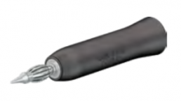 Clip-on test probe, clip-on 4 mm test probe, 1 kV, gray, 68.9481-28