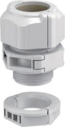 Cable gland, separable, M25, 31/35 mm, Clamping range 18 to 20 mm, IP67, light gray, 2024925