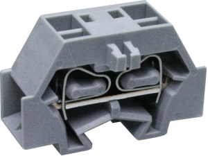 4-wire terminal, spring-clamp connection, 0.08-1.5 mm², 1 pole, 18 A, 6 kV, gray, 260-331